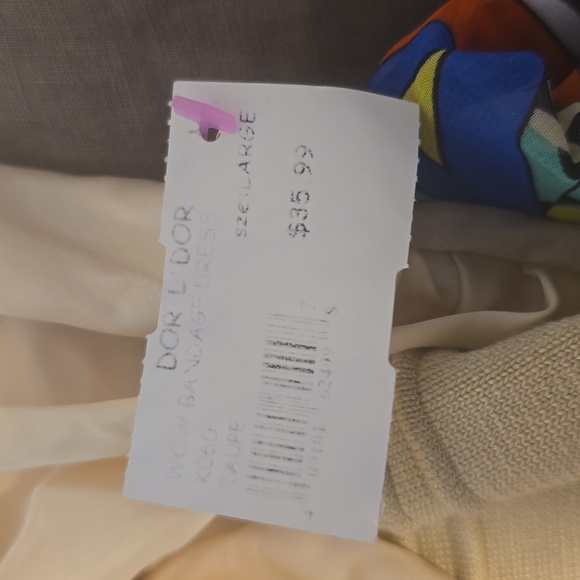 WOMEN COCKTAIL DRESS SIZE L - Picture 3 of 3